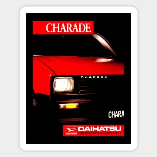 DAIHATSU CHARADE - advert Sticker